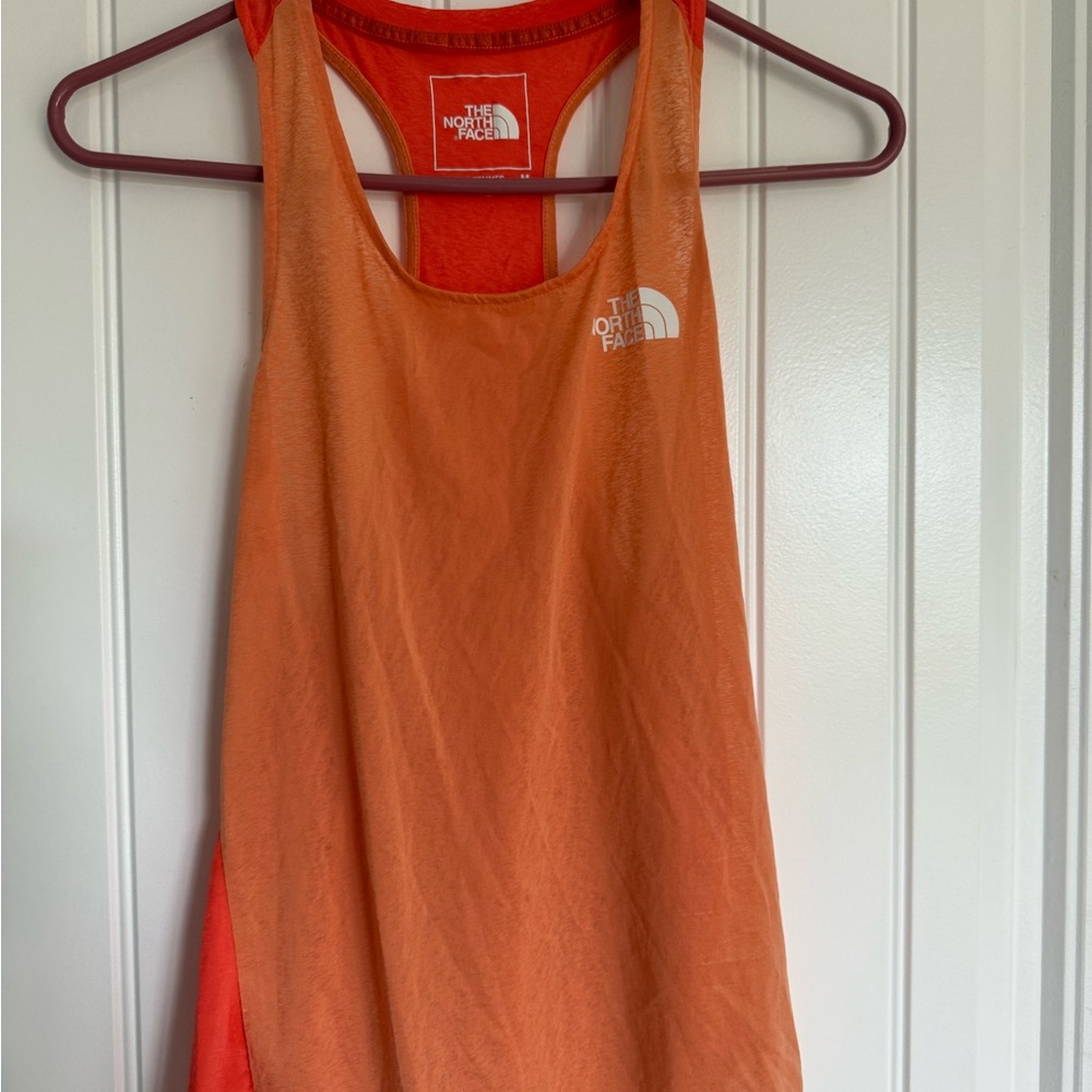 The North Face Bright Orange Athletic Tank